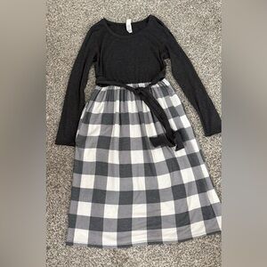 Stylish Black and Gray Dress